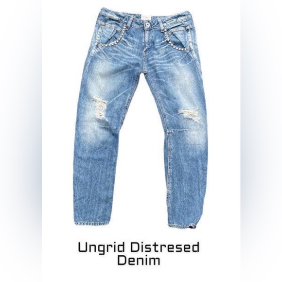 Ungrid distressed jeans, size 25 - Picture 1 of 5